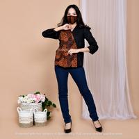 Gambar KI Blouse Vena Kia Coklat - Cokelat, 4 dari KainIndonesiaco Kota Administrasi Jakarta Timur 4 Tokopedia