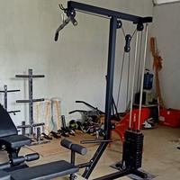 Gambar home gym katrol Pulldown rowing gym olahraga dari ADM FITNES Kab. Bogor 2 Tokopedia
