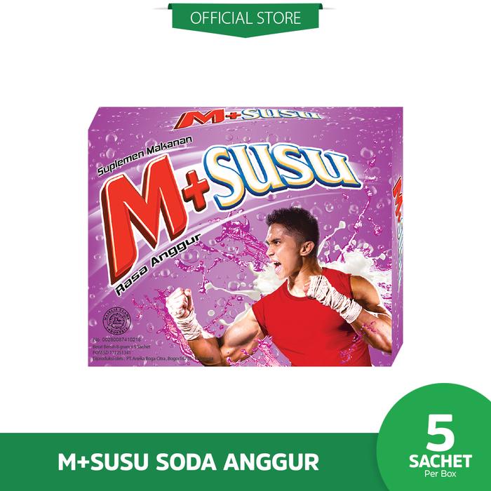 Gambar M+Susu Rasa Anggur Energy dari AMH Official Shop Kota Administrasi Jakarta Barat Tokopedia