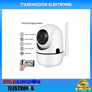 Ipcam Indoor Baby Smart Monitor 360 IP Camera 1080p Full HD 1 Antena
