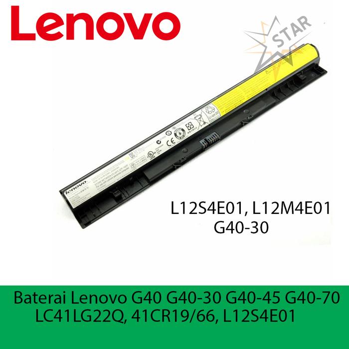 Replacement Battery For Lenovo G40 / G50 Series – 14.8V 2600mAh (L12M4E01, L12M4A02)