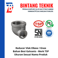 Gambar Reducer Elbow / Knee 3/4" x 1/2" Besi Galvanis TSP dari Bintang Teknik Toko Kota Administrasi Jakarta Barat 3 Tokopedia