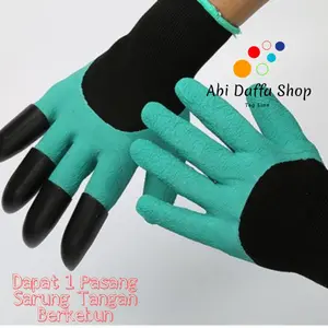 Sarung Tangan Berkebun Taman Antislip Sarung Tangan Karet Spandex