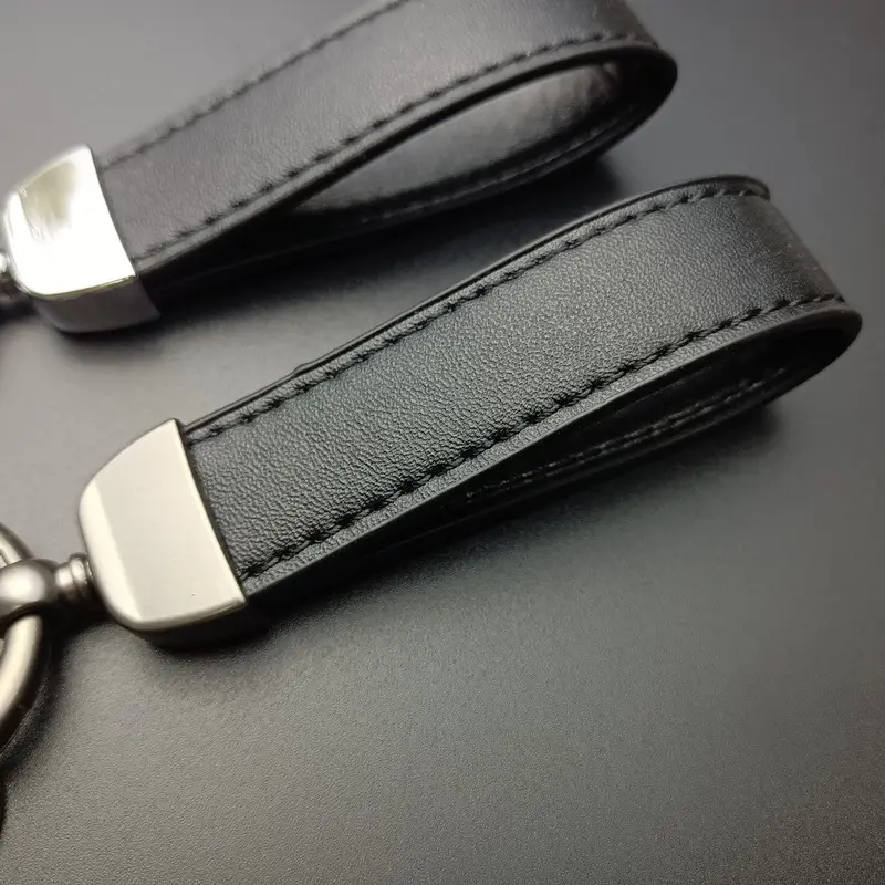 Premium Leather Key Chain Gantungan Kunci Mobil Motor Key POLOS 2