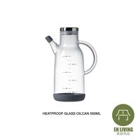 Gambar EN LIVING Heatproof Glass Oilcan 550ml / Botol Minyak / Botol Kaca dari EN LIVING Kota Bandung 2 Tokopedia