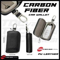 Gambar Dompet STNK Gantungan Kunci Mobil Kulit Carbon dari Durable Indonesia Kota Tangerang 1 Tokopedia