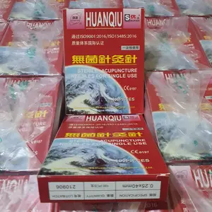 Jarum Akupuntur HuanQiu / Acupunture Needle / 0.25x40mm(1.5 cun) halus