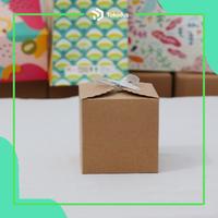 Gambar (ISI 100) Tokodus TKI-Kardus Box Paperbox 10x10x10 cm Kraft Paper PIta Warna Pink Merah Gold Silver Cocok untuk Kado Gift Include Pita dari Tokodus TKI Kab. Bandung 4 Tokopedia