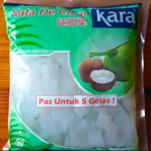 Kara Nata de Coco 1kg Plain Dadu