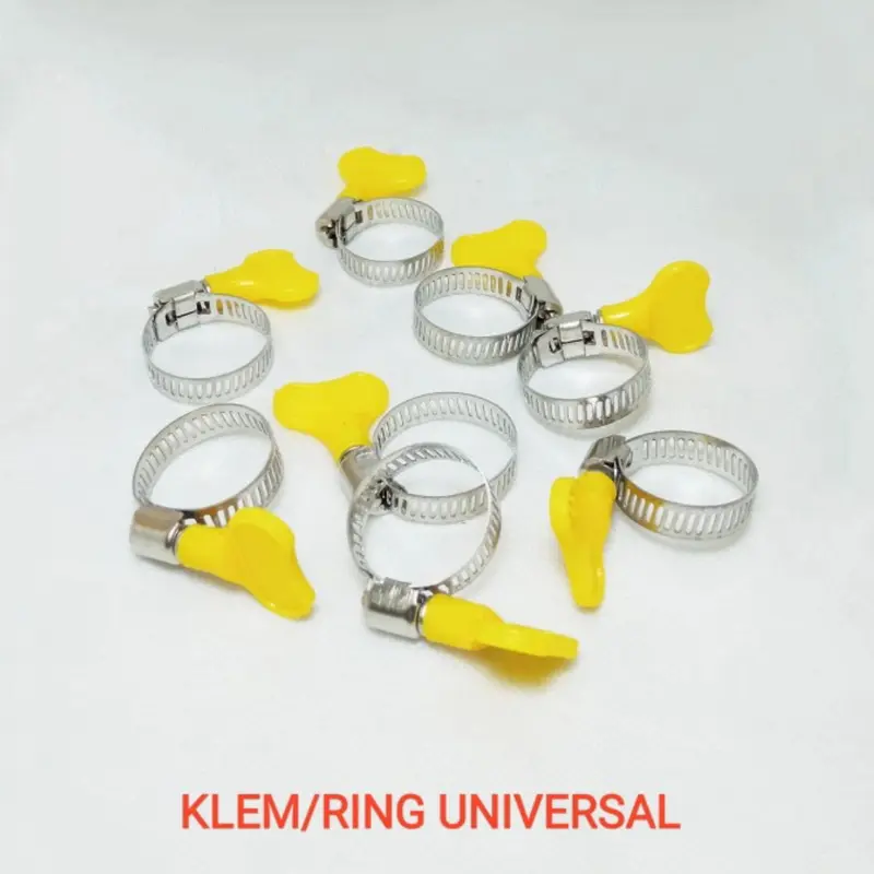 RING KLEM GAS LPG SELANG AIR 1" 1/2" 3/4" 5/8" STAINLESS STEEL ASLI 2