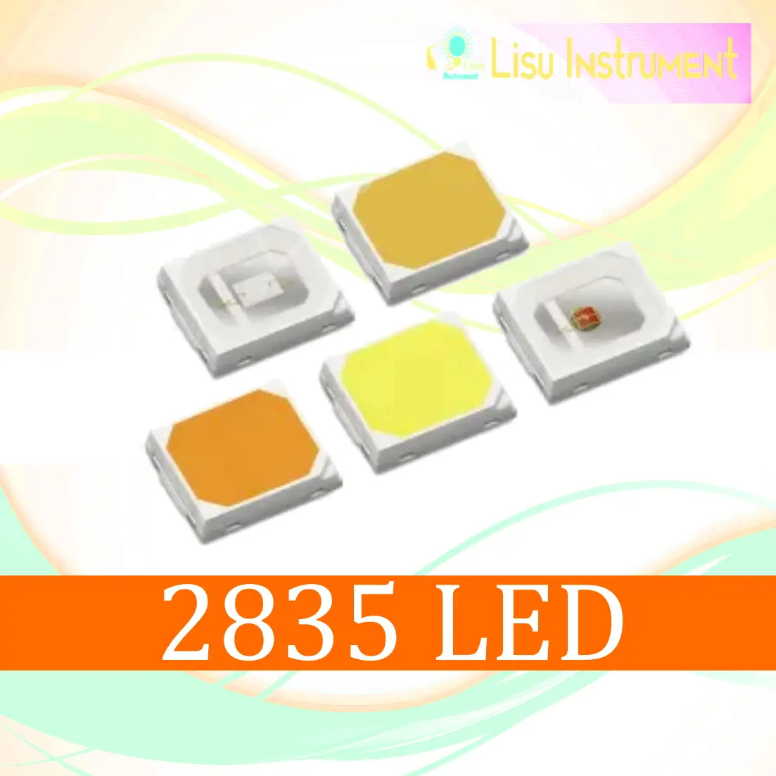 2835 LED Berbagai Pilihan Warna 23-25LM 0.2W 60mA
