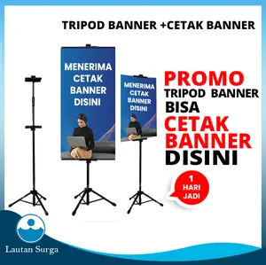 Tripod Standing Banner - 2 Sisi