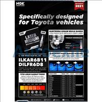 Gambar Busi Mobil NGK LASER IRIDIUM Upgrade ILKAR6B11 Platinum Special Toyota dari Autoexile Kota Medan 4 Tokopedia