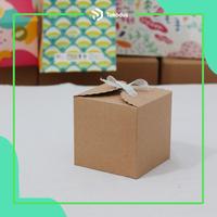 Gambar (ISI 100) Tokodus TKI-Kardus Box Paperbox 10x10x10 cm Kraft Paper PIta Warna Pink Merah Gold Silver Cocok untuk Kado Gift Include Pita dari Tokodus TKI Kab. Bandung 3 Tokopedia