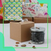 Gambar (ISI 100) Tokodus TKI-Kardus Box Paperbox 10x10x10 cm Kraft Paper PIta Warna Pink Merah Gold Silver Cocok untuk Kado Gift Include Pita dari Tokodus TKI Kab. Bandung 1 Tokopedia