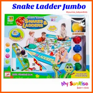 Snake Ladder JUMBO 92x65cm Playmat / Mainan Matras Anak Ular Tangga