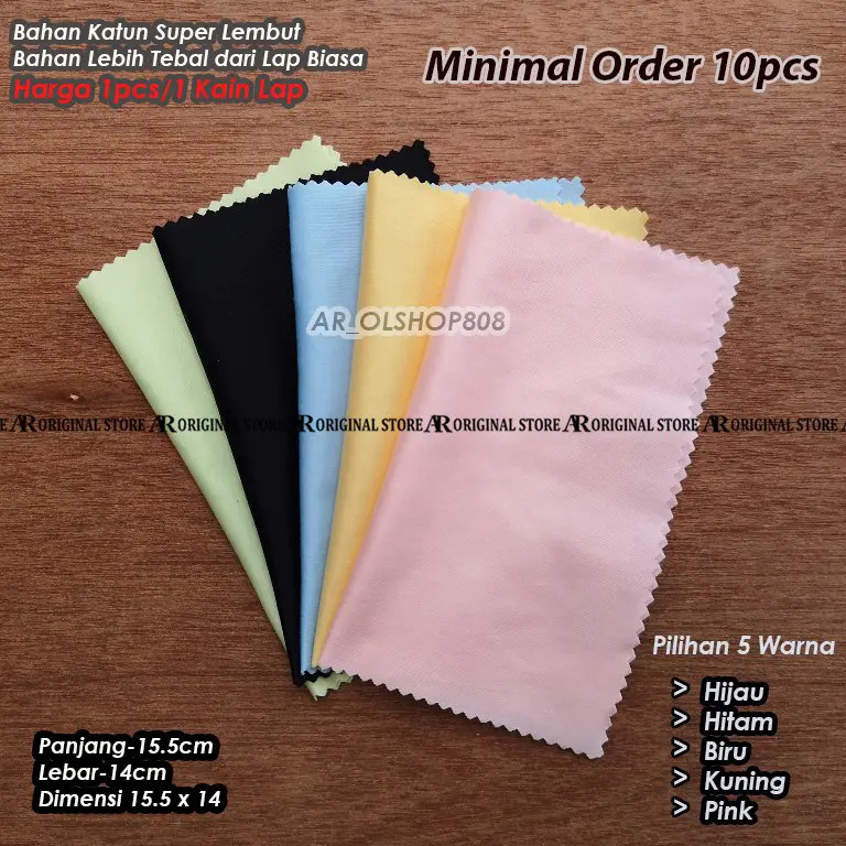 Kain Lap Microfiber HP - Kamera - Laptop Pembersih Lensa Kacamata Baca