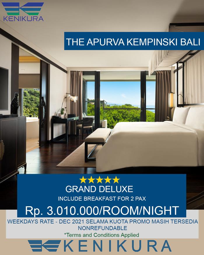 Gambar Promo Hotel THE APURVA KEMPINSKI BALI dari Kenikura Tour Kota Tangerang Selatan Tokopedia