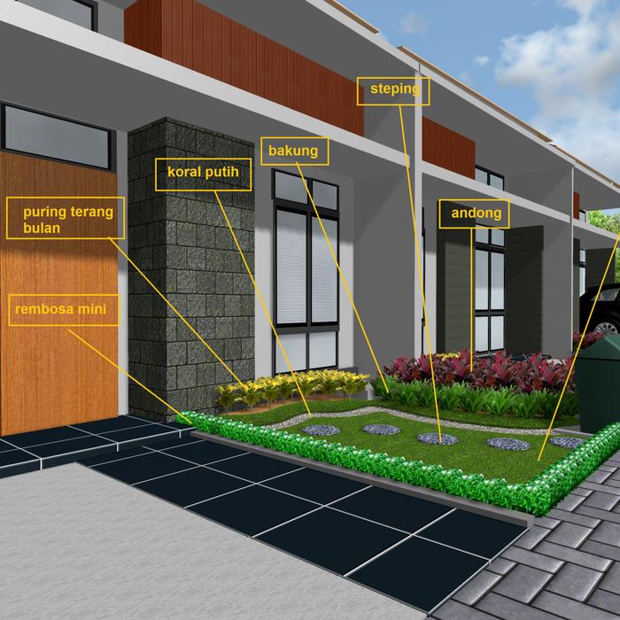 Gambar paket pembuatan taman minimalis dari Jasatamankita Kab. Bogor Tokopedia