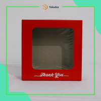 Gambar (ISI 100) Tokodus TKI - Kardus Box Kotak Packing Kue Cake Merah 22x22x7cm Duplex Laminasi Tokodus Warna Merah dari Tokodus TKI Kab. Bandung 3 Tokopedia