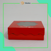 Gambar (ISI 100) Tokodus TKI - Kardus Box Packing Kue Cake Bunga Merah 22x22x7cm Duplex Laminasi Warna Merah dari Tokodus TKI Kab. Bandung 4 Tokopedia