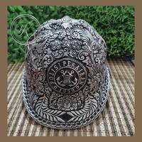 Gambar Helm Ukir Alumunium Proyek Kotagede Souvenir Custom Polisi Perairan dari toko perak kotagede silver Kota Yogyakarta 2 Tokopedia