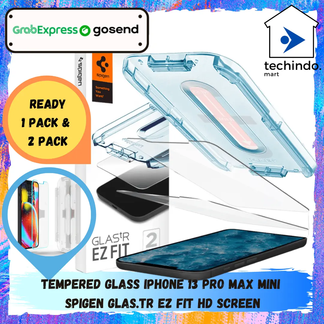 Tempered Glass iPhone 13 Pro Max Mini Spigen Glas.tR EZ Fit HD Screen