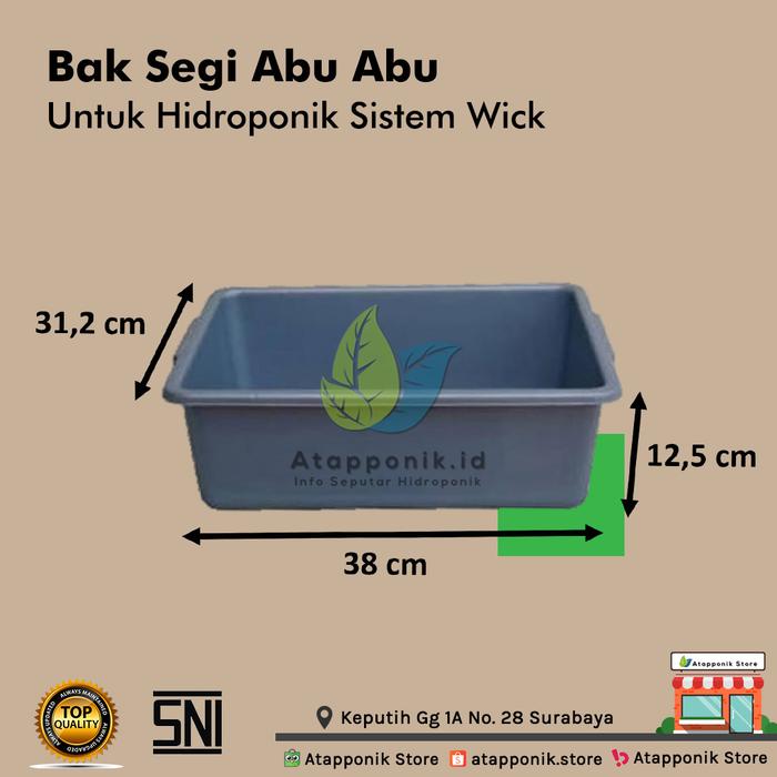 Gambar Bak segi abu-abu dari Atapponik Store Kota Surabaya Tokopedia