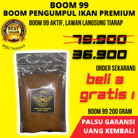 Gambar Boom 99 Premium Boom-an Umpan Mancing Ikan Pelet Boom Pengumpul Ikan - Beli 1 Putih dari Bro JCO Kota Tangerang Selatan 1 Tokopedia
