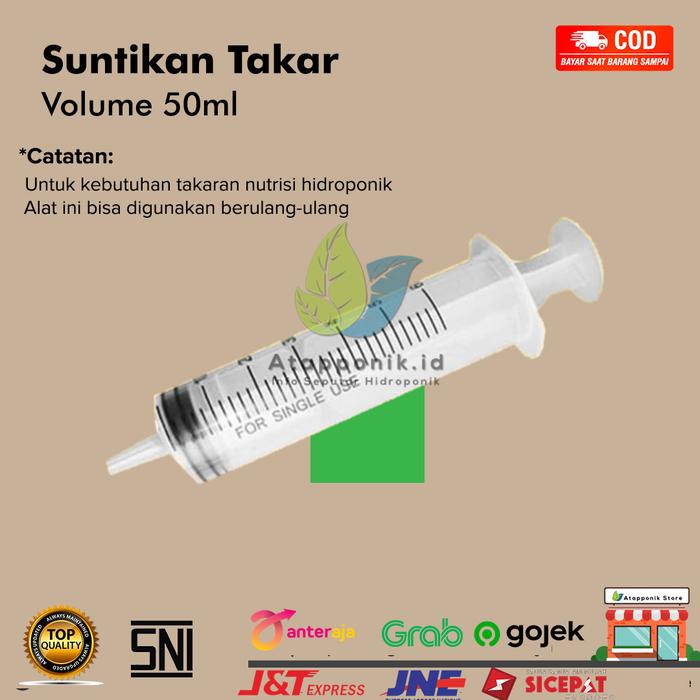 Gambar suntikan nutrisi hidroponik 60 ml dari Atapponik Store Kota Surabaya Tokopedia