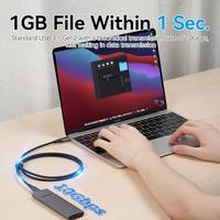 Gambar Vention Kabel USB-C PD 100W USB Type C 3.1 Gen2 Thunderbolt 4K Support - USB 3.1, 0.5 Meter dari Inprotek Kota Administrasi Jakarta Barat 3 Tokopedia