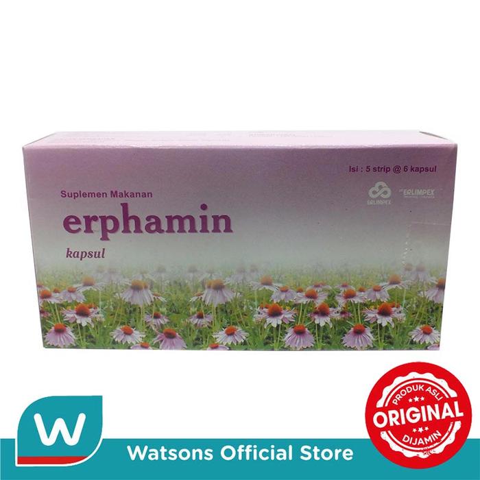 Gambar Erlimpex Erphamin - Suplemen Makanan dari Watsons Indonesia Official Store Kab. Tangerang Tokopedia