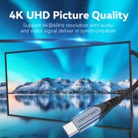 Gambar Vention Kabel USB-C PD 100W USB Type C 3.1 Gen2 Thunderbolt 4K Support - USB 3.1, 0.5 Meter dari Inprotek Kota Administrasi Jakarta Barat 4 Tokopedia