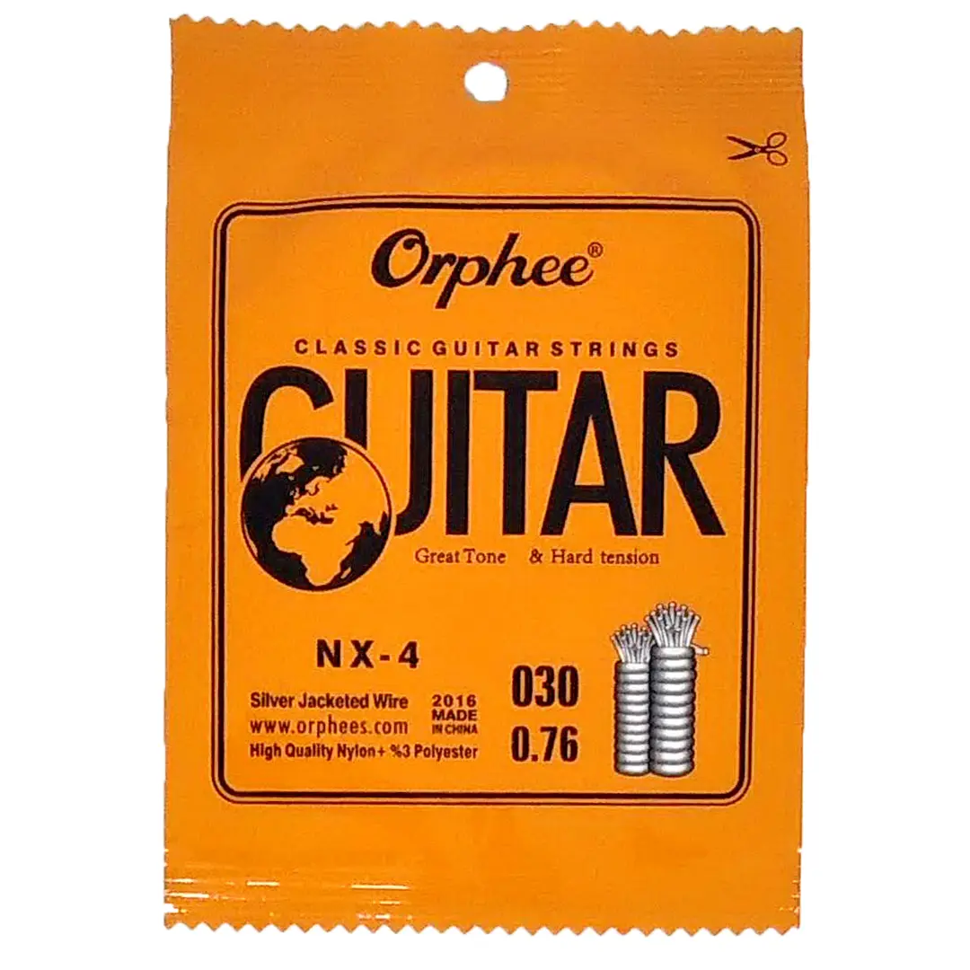 Orphee NX-4 030 Senar Gitar Klasik Nylon Nomor 4 Nada D Single String