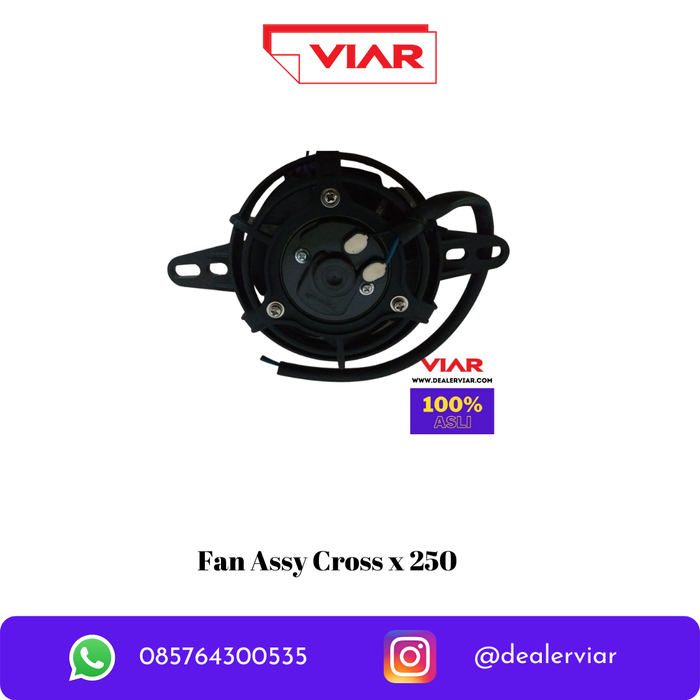 Gambar Sparepart Viar Original (Kipas Radiator Cross x 250 ) dari Dealer Viar Kota Palembang Tokopedia