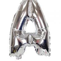 Gambar DINOSO Balon Huruf Warna Silver Motif Polos ( 1 PCS ) Balon Foil Huruf Silver  A-Z Ukuran 40 Cm Balon Dekorasi Pesta Ulang Tahun - SILVER A (1PCS) dari DINOSO INDONESIA Kota Administrasi Jakarta Barat 4 Tokopedia