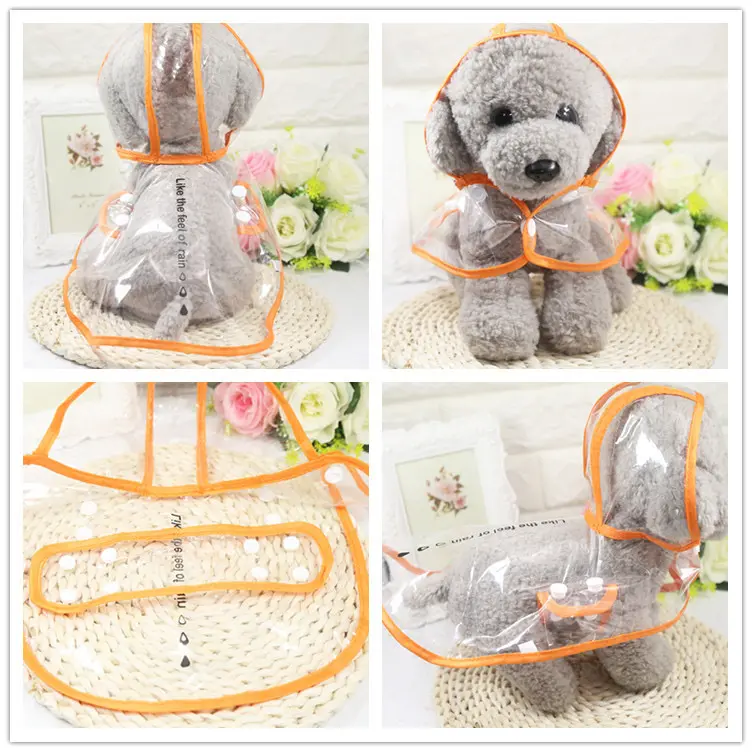 Pet transparant raincoat size XL and XXL