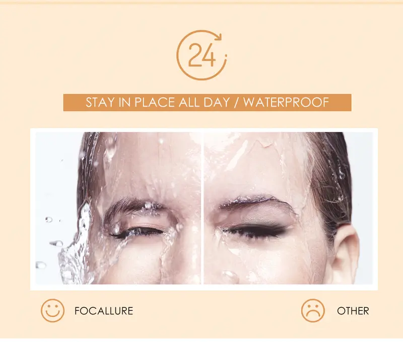FOCALLURE waterproof eyeliner 24 hours smooth black liquid FA91 1
