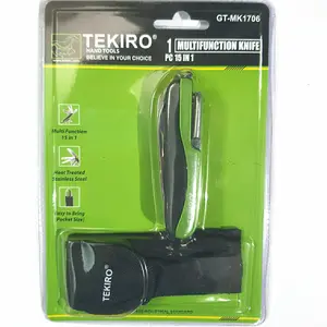 PISAU LIPAT MULTIFUNGSI 15 IN 1-MULTIFUNCTION KNIFE 15 IN 1 TEKIRO