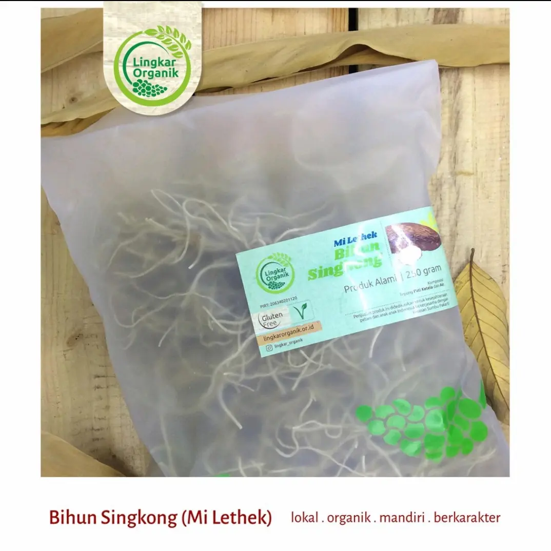 Bihun Singkong Lingkar Organik/ Mie Lethek 250g