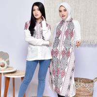 Gambar KI Kemeja Atasan Blouse Top Tenun Wanita Ciara Lea Pink Hitam - Hitam, 4 dari KainIndonesiaco Kota Administrasi Jakarta Timur 2 Tokopedia
