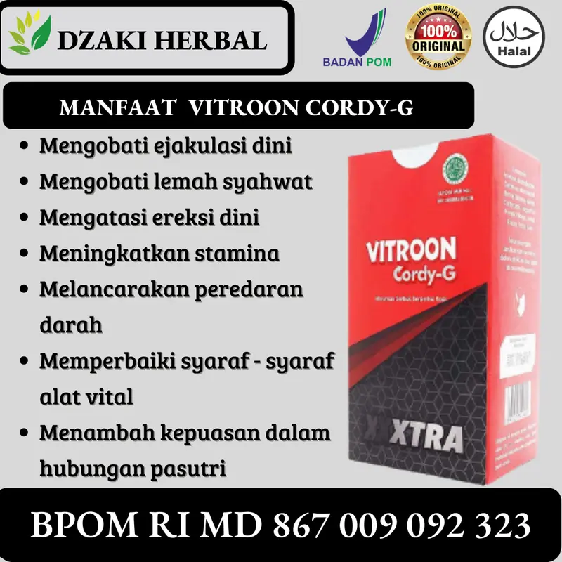 Vitroon Cordy-G Minuman Serbuk Organik 1