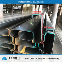 Gambar Besi CNP 150/50/20 2.0mm (hior) dari Teguh tokobesi Kota Bandung 1 Tokopedia