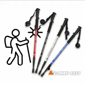Trekking pole anti shock/tongkat hiking/tongkat gunung / Trekking pole