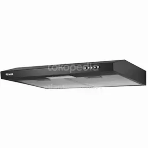 Cooker Hood Rinnai RH 127 B black/Slim Hood Rinnai 70cm hitam RH127B