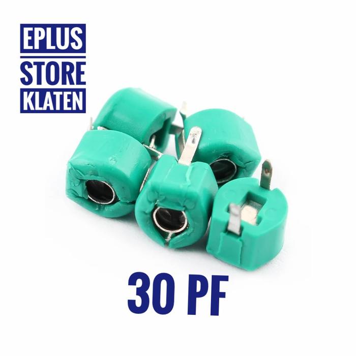 Gambar trimmer trimer capasitor variabel 30 pf capacitor variable 30pf dari Eplus Store Klaten Kab. Klaten Tokopedia