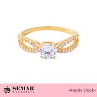 Gambar Cincin Emas Solitaire List Gold 10K Semar Nusantara - 10-11 dari Semar Nusantara Kab. Klaten 2 Tokopedia