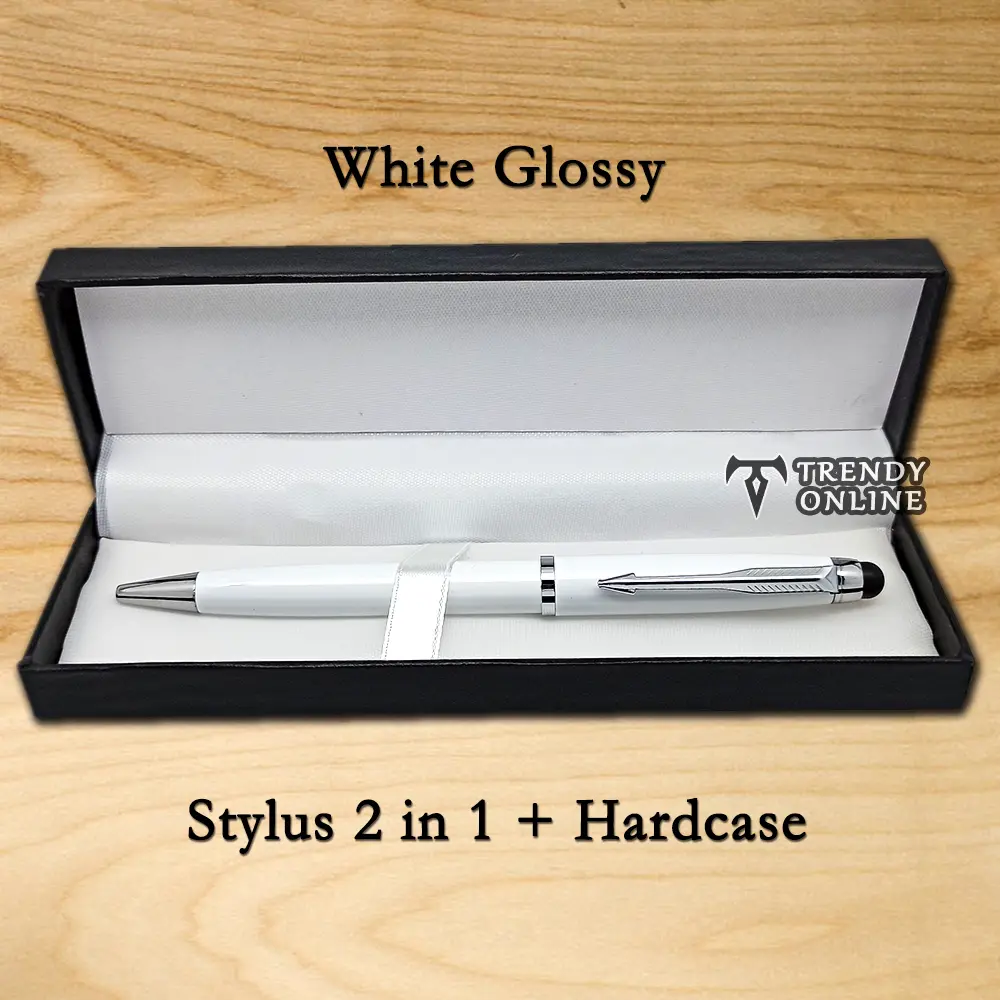 Pulpen Stylus 2in1, Pen 2 in 1 Model Parker Sonet dan Kotak Exclusif
