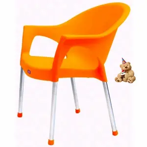 Kursi Tamu Teras Cafe Kafe Sandar Sender Plastik Kaki Besi Twinpan KR1