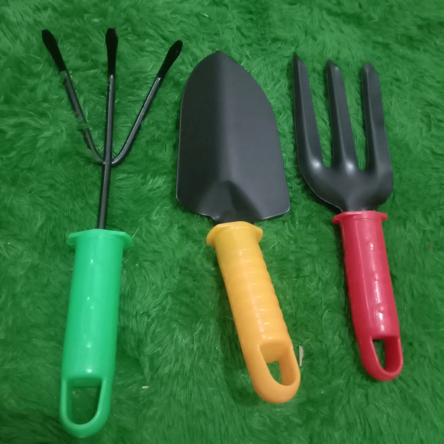 sekop mini garpu mini cakar mini 3pcs satu set